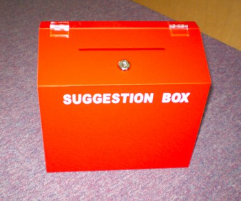Acrylic Suggestion Box 6
