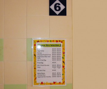 School Canteen Signage 1